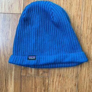 Blue Patagonia beanie